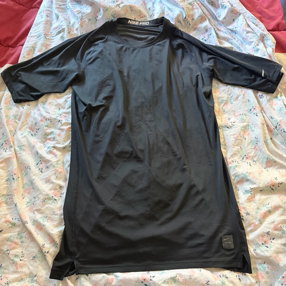 Nike Pro Men’s Compression Short-Sleeve Training Top - Black - 3XL